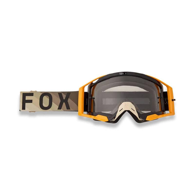 Maschera Fox Airspace Fade marrone nero