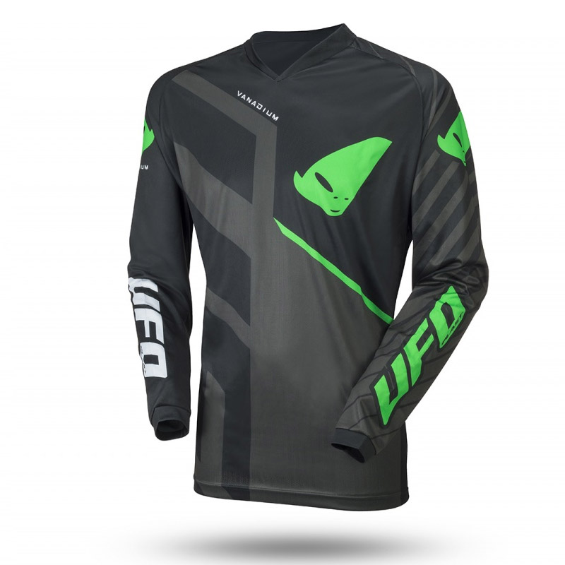 Ufo Vanadium Jersey Black Green Fluo