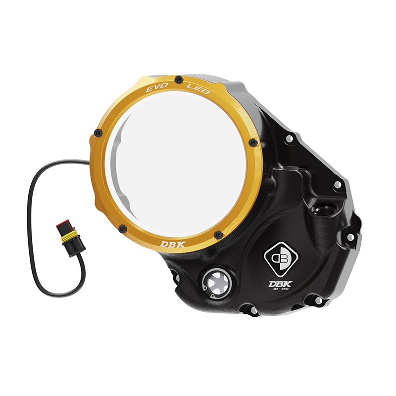 Cover Frizione Led Dbk Evo DesertX nero oro