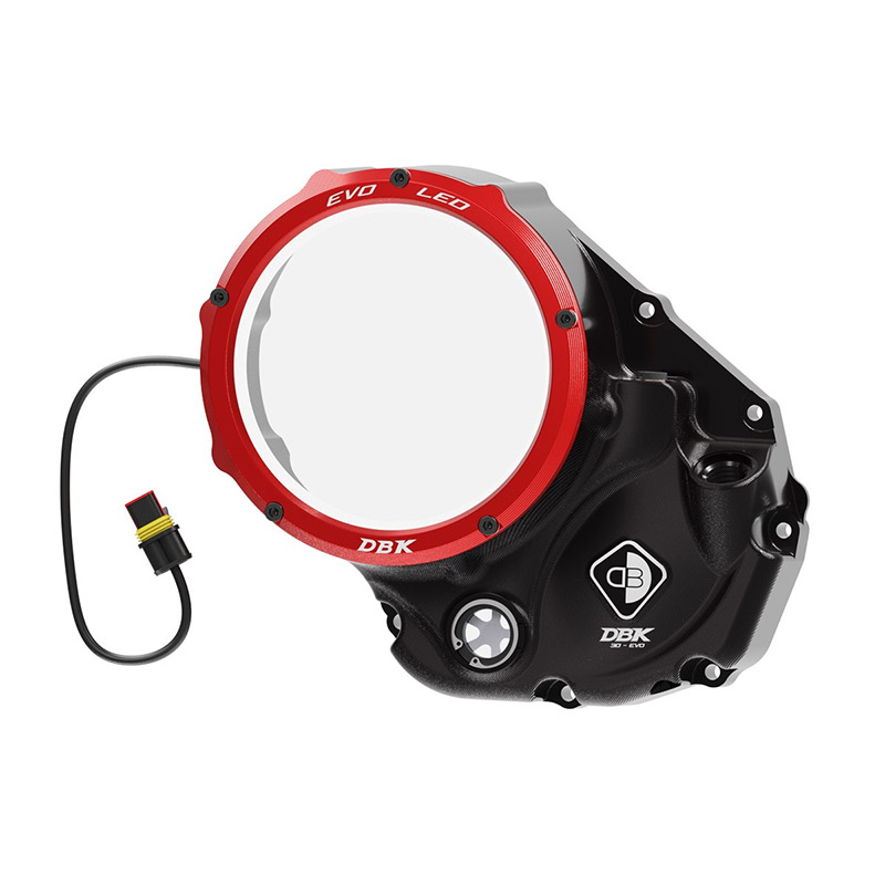 Cover Frizione Led Dbk Evo DesertX nero rosso