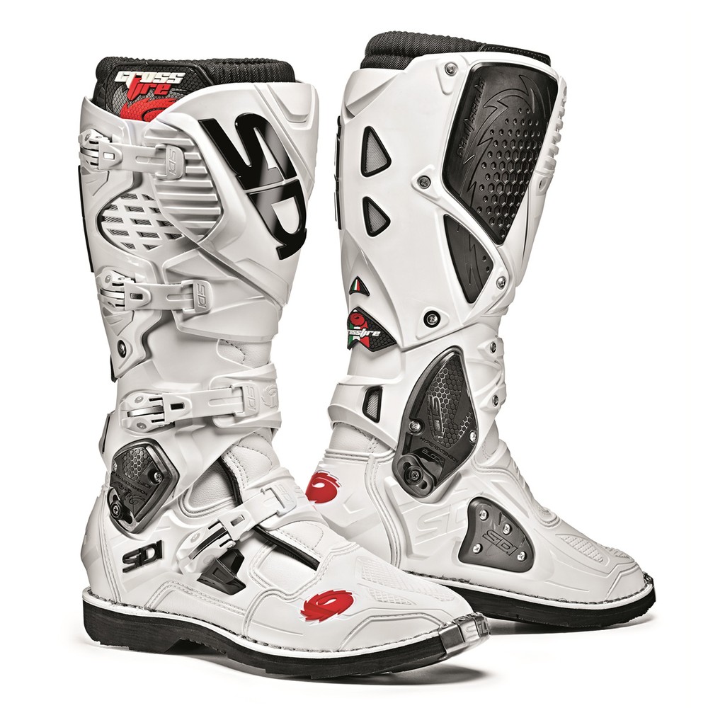 Sidi Crossfire 3 White Boots MFIRE3 