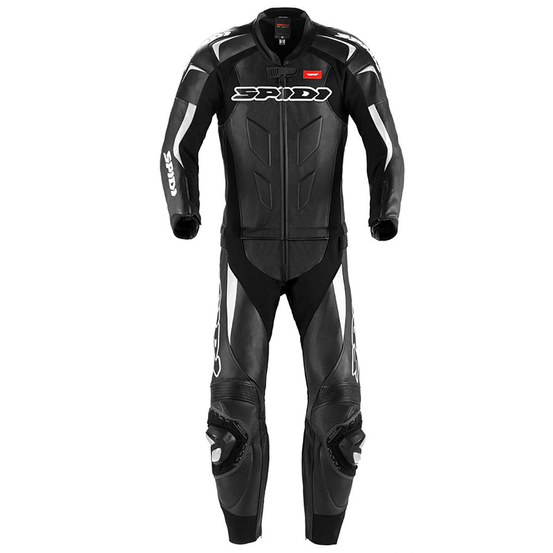 Spidi Supersport Touring Leather Suit Black White | MotoStorm