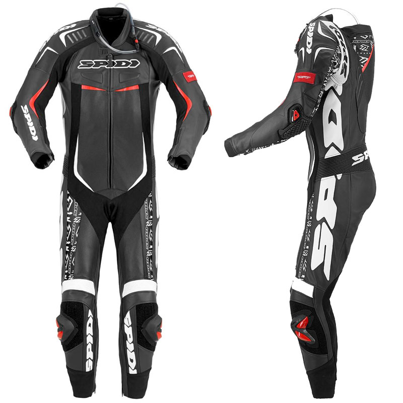 Spidi Track Wind Replica Evo Leather Suit Black Y134011 Suits
