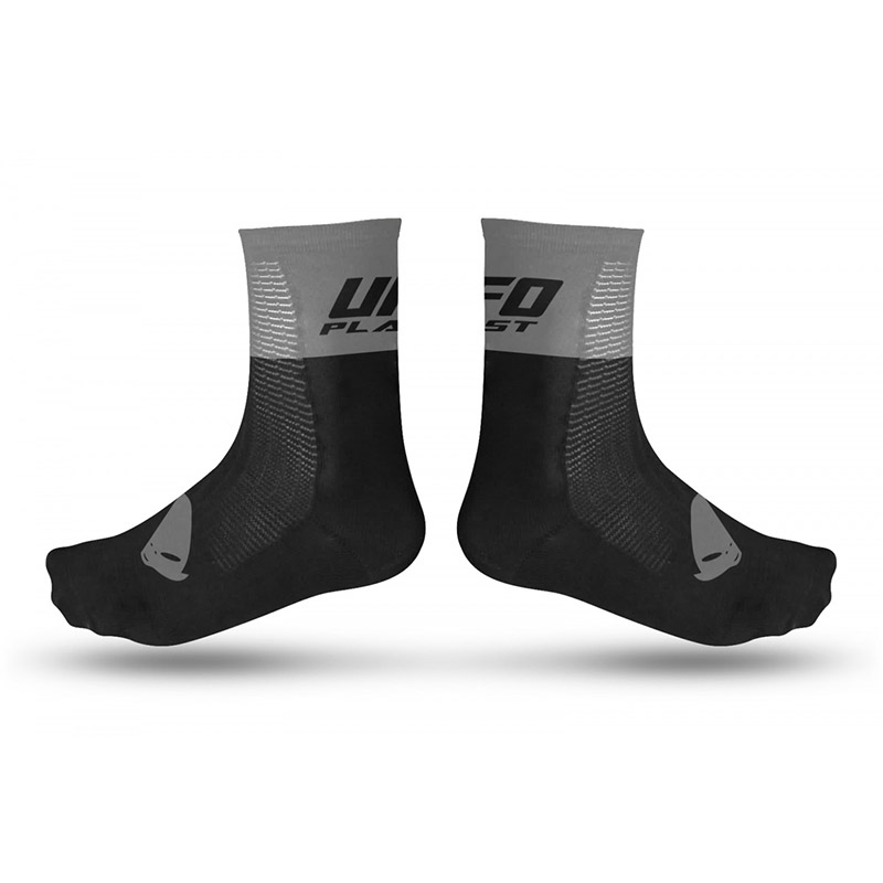 Ufo Mtb Sport Socks Black Grey SO15001K Underwear | MotoStorm