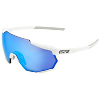 100% Racetrap Hiper Sunglasses White Matt