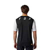 Fox Defend Ss Aurora Jersey Black White - 2