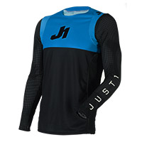 Camiseta Just-1 J Flex MTB LS Double negro azul claro