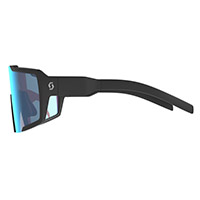 Scott Shield Sunglasses Black Matt Blue