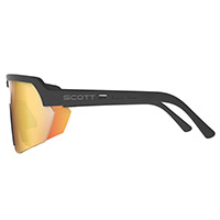 Scott Sport Shield Sunglasses Black Red Chrome