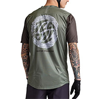 Camiseta Troy Lee Designs Flowline Flipped verde - 2