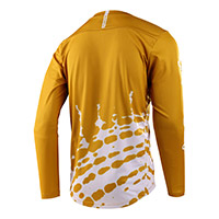 Maglia Troy Lee Designs Flowline Ls Big Spin Giallo - img 2