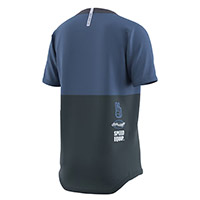 Camiseta Troy Lee Designs Flowline SS JR Scripter azul