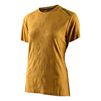 Camiseta Troy Lee Designs Lilium Jacquard SS naranja