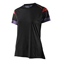 Camiseta dama Troy Lee Designs Lilium Rugby SS negro