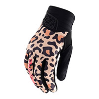Guantes Troy Lee Designs MTB Luxe Leopard Mujer