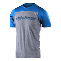 Camiseta Troy Lee Designs Skyline Signature SS azul