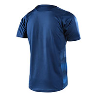 Camiseta Troy Lee Designs Skyline Wave SS azul