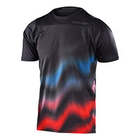 Camiseta Troy Lee Designs Skyline Wave SS negro