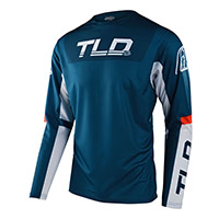 Camiseta Troy Lee Designs Sprint Fractura azul