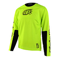 Troy Lee Designs Sprint Icon Jr 23 Jersey Yellow Fluo Kid