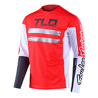 Camiseta Troy Lee Designs Sprint Marker LS rojo