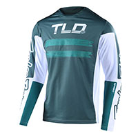 Camiseta Troy Lee Designs Sprint Marker LS verde