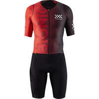 X-bionic Triathlon Dragonfly 5g Trisuit Black Red