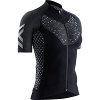 Camiseta X-Bionic Twyce 4.0 Women Cycling Zip SL negro