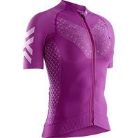 Camiseta X-Bionic Twyce 4.0 Women Cycling Zip SL violette