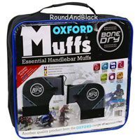 Oxford Pair Of Black Scootmuffs For Maxi Scooter
