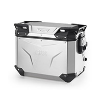 Givi Trekker Outback Evo 44 Smart Lock Right anodizado