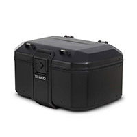 Shad Terra Tr55 Top Case Pure Black + Backrest Kit