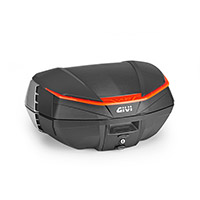 Maleta superior Givi V49 Air negro rojo