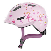 Abus スマイリー 3.0 キッド ヘルメット プリンセス ピンク