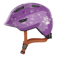 Abus Smiley 3.0 Kid Helmet Star Purple Kinder