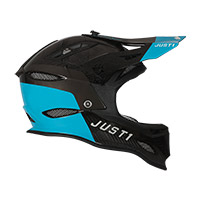 Just-1 JDH Mips デュアル ヘルメット ブラック ライト ブルー