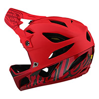 Troy Lee Designs Stage Signature Casco rojo