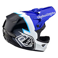 Troy Lee Designs D3 ファイバーライト ボルト ヘルメット ブルー