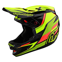Troy Lee Designs D4 Carbon Omega Helmet Yellow