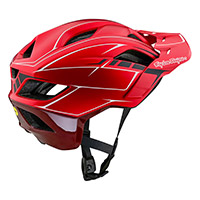 Troy Lee Designs Flowline Pinstripe Helmet Red