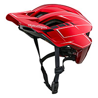Troy Lee Designs Flowline Pinstripe Helmet Red
