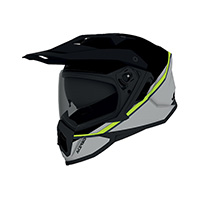 Acerbis Assault ヘルメット ブラック イエロー マット