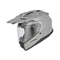 Casque Acerbis Attack gris brillant