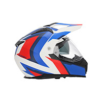 アセルビス フリップ FS-606 2206 ヘルメット ホワイト ブルー レッド