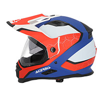 Acerbis Reactive 2206 ヘルメット ホワイト ブルー レッド