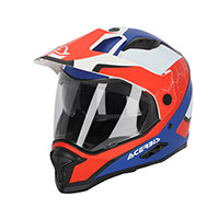 Acerbis Reactive 2206 ヘルメット ホワイト ブルー レッド