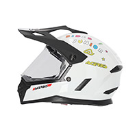 Acerbis Rider Junior Helmet White Kinder