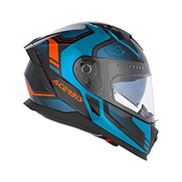 Acerbis X-way Graphic Helmet Blue Orange