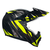 Agv Ax9 E2206 Carbon Steppa Helmet Yellow