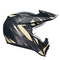 Agv Ax9 E2206 Carbon Steppa Helmet Sand